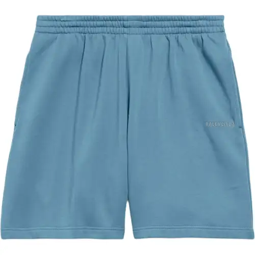 Balenciaga logo-embroidered drawstring shorts