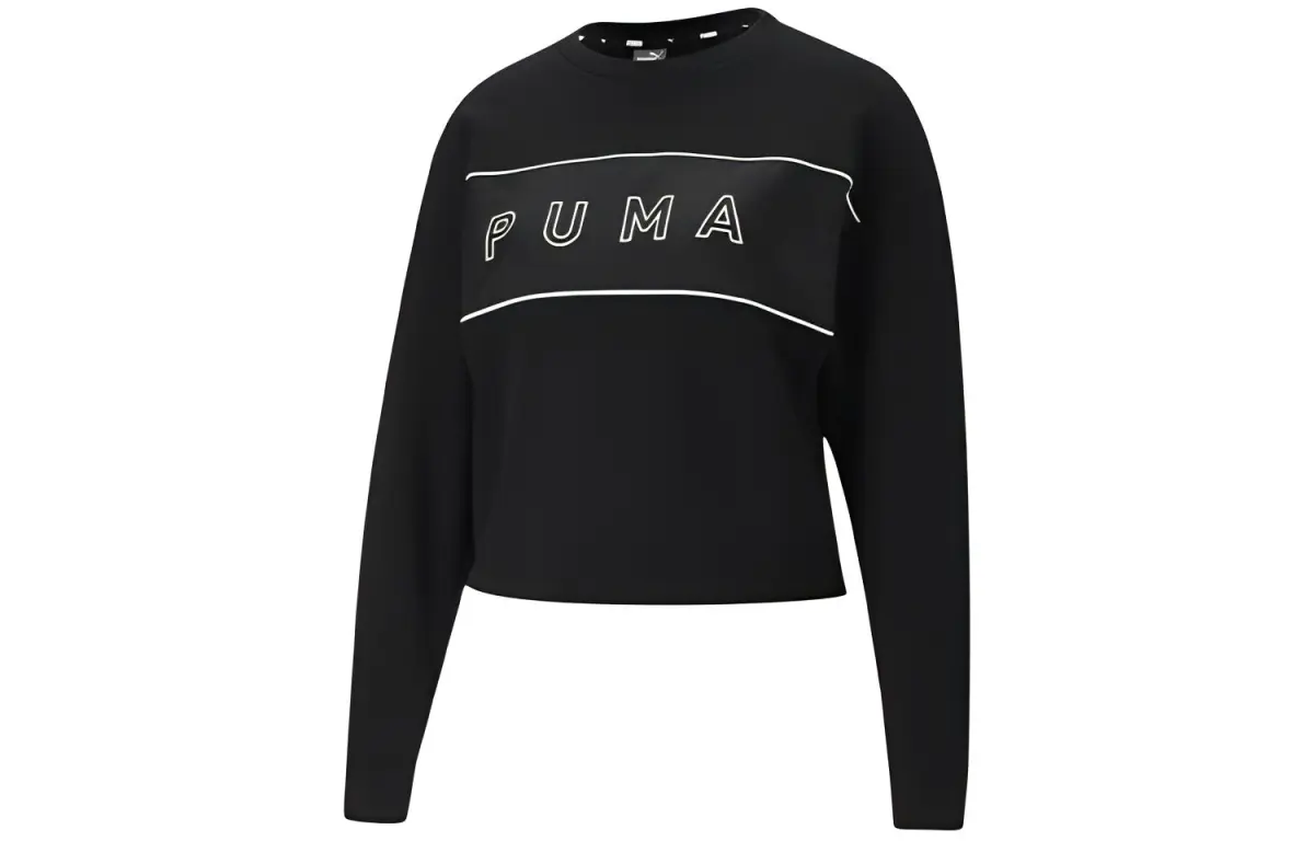 PUMA Style Logo Sweatshirt Women's Black
