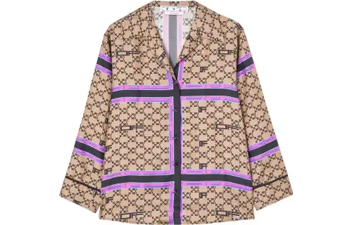 OFF-WHITE Arrows-motif pajama-style shirt