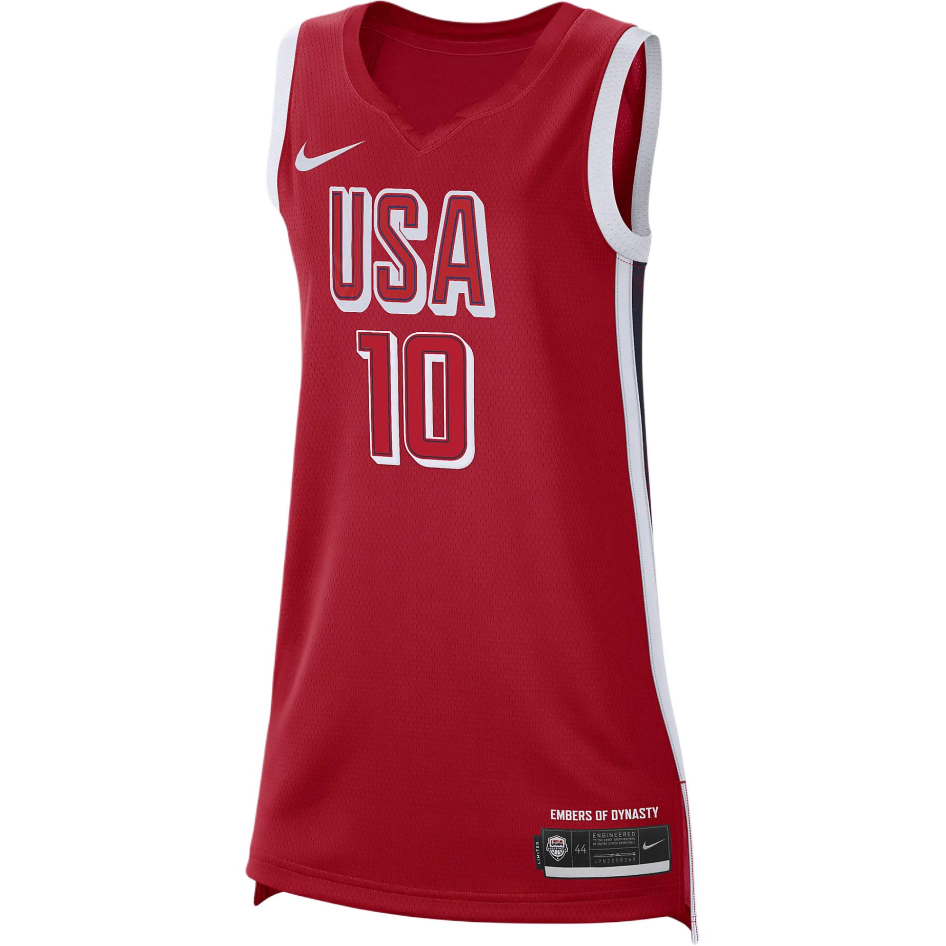 Nike Breanna Stewart Team Usa Usab Limited Road Jersey