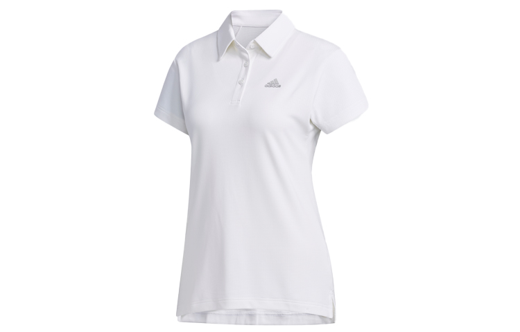 Женская футболка adidas Polo (белая) — фото 1