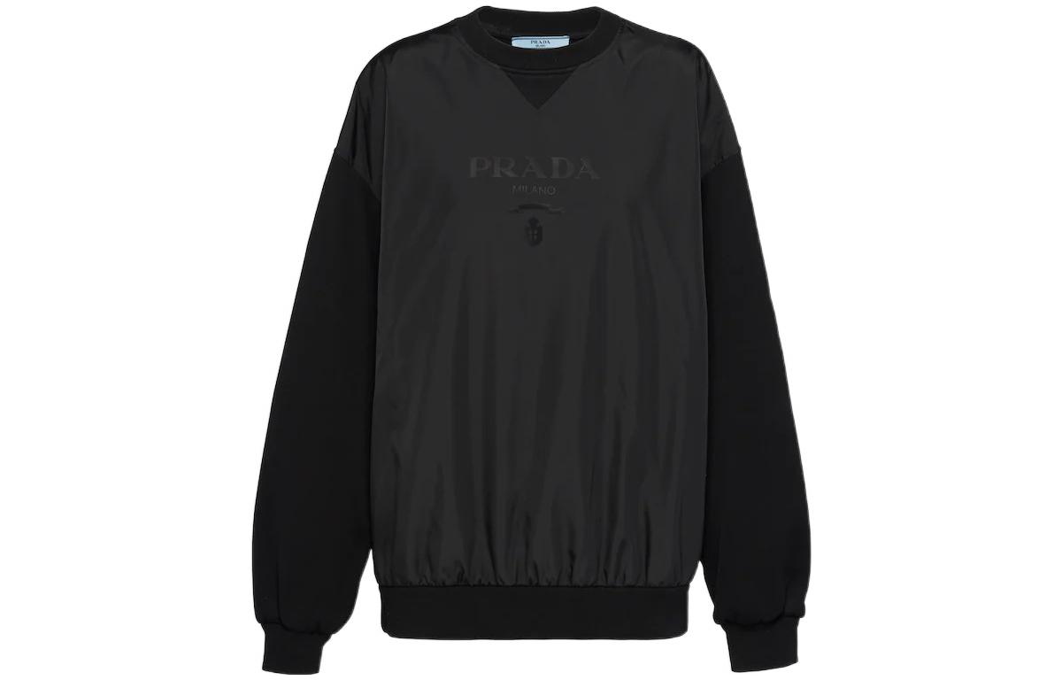 Женское худи Prada SS22 (черное)