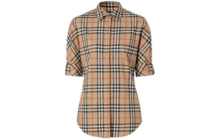 【Previous Season】Camicia con motivo Vintage Check