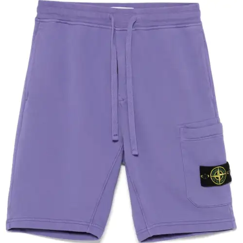 STONE ISLAND Compass Patch Drawstring Shorts