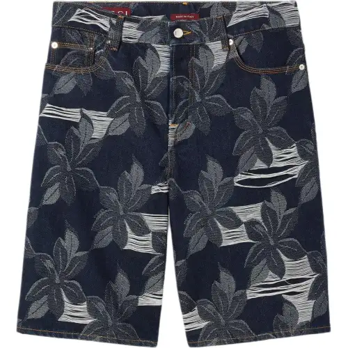 GUCCI Casual Shorts Men's Dark Blue