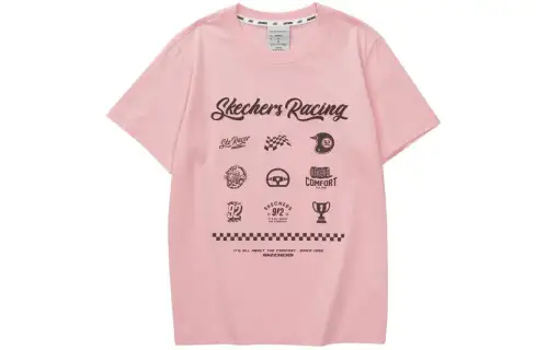 Skechers Funny Monster Drop Shoulder Sleeve T Shirt Women's Quartz Pink