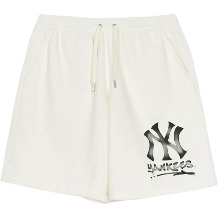 MLB New York Yankees SS25 Casual Shorts Unisex White