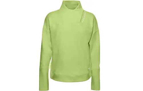 Under Armour Sweatshirts Women's Green Stand Collar Moderate Regular