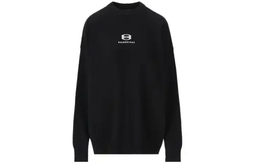 Balenciaga FW23 Sweater Loose Fit Women's Black