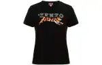 KENZO Tiger Motif Embroidered Crewneck T Shirt