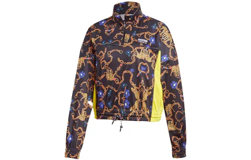 Adidas Originals Sweatshirts Women's Multicolor Stand Collar Moderate