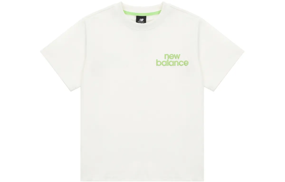 New Balance Set in Sleeve T Shirt Women's White