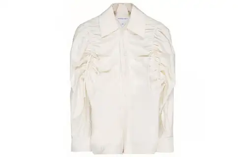 Bottega Veneta Shirts Women's White Lapel Moderate Other