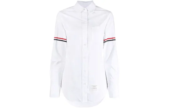 Thom Browne RWB-stripe cotton shirt