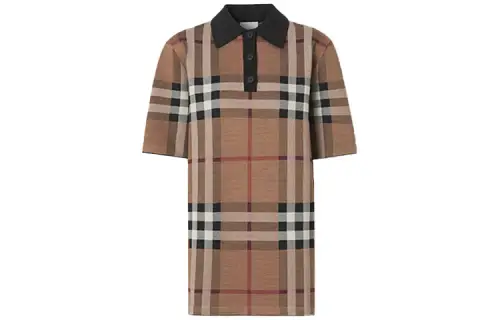 Burberry Check Polo Brown Check