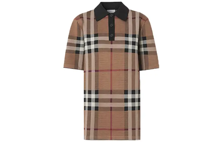 Burberry Check Polo Brown Check