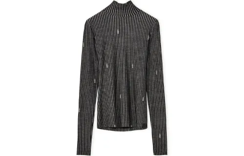 FW21 Stripes Knitwear Women's Black