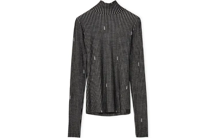 FW21 Stripes Knitwear Women's Black