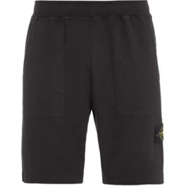 STONE ISLAND Casual Shorts Unisex Black