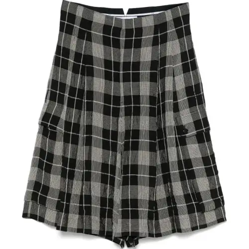 LOEWE Check pattern Shorts