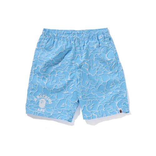 Bape Abc Sea Surface Camo Beach Shorts