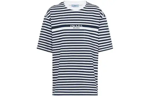 PRADA SS23 T Shirt Women's Blue White