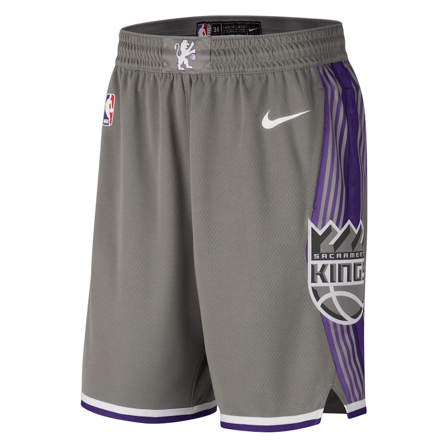 Nike 2022/23 City Edition Swingman Basketball Shorts Unisex Charcoal Gray
