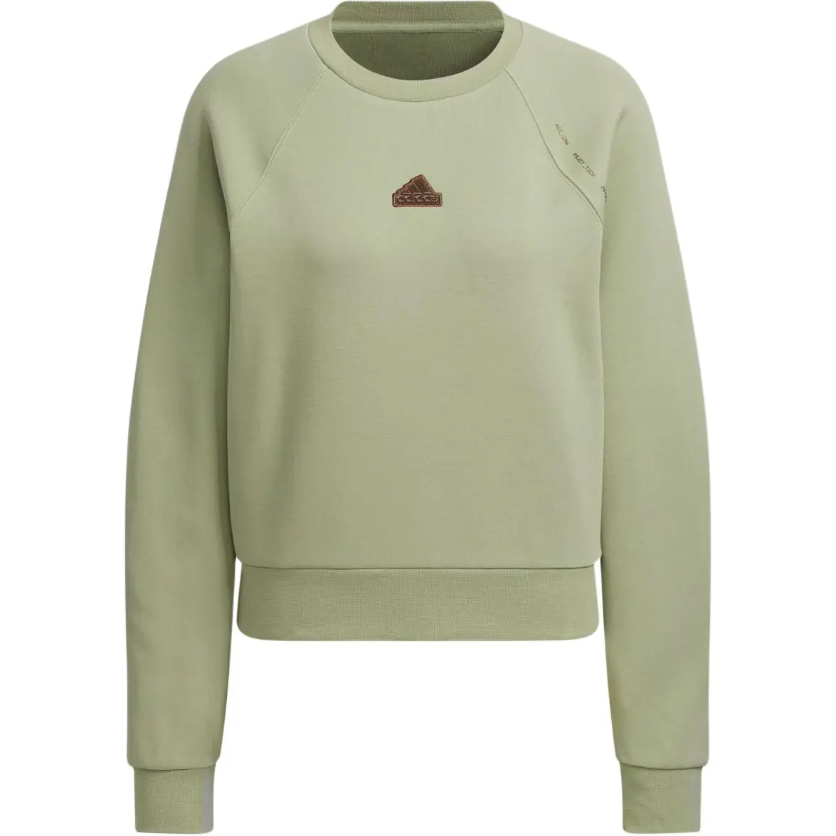 Adidas TECH CREWNECK SWEATSHIRT Women's Tent Green