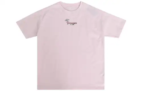 Converse Drop Shoulder Sleeve T Shirt Women's Pink