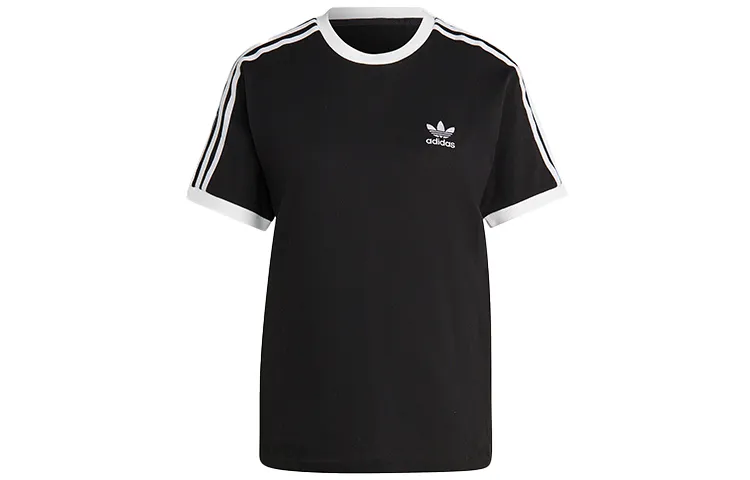 Adidas Originals ADICOLOR CLASSICS 3 STRIPES T Shirt Women's Black