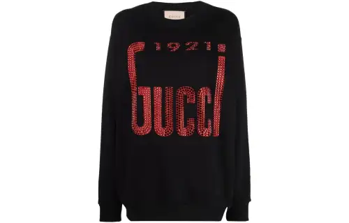 【Previous Season】embellished-logo sweatshirt