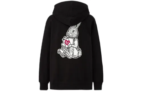 UNIQLO Hooded Regular Sweatshirt Women's Black