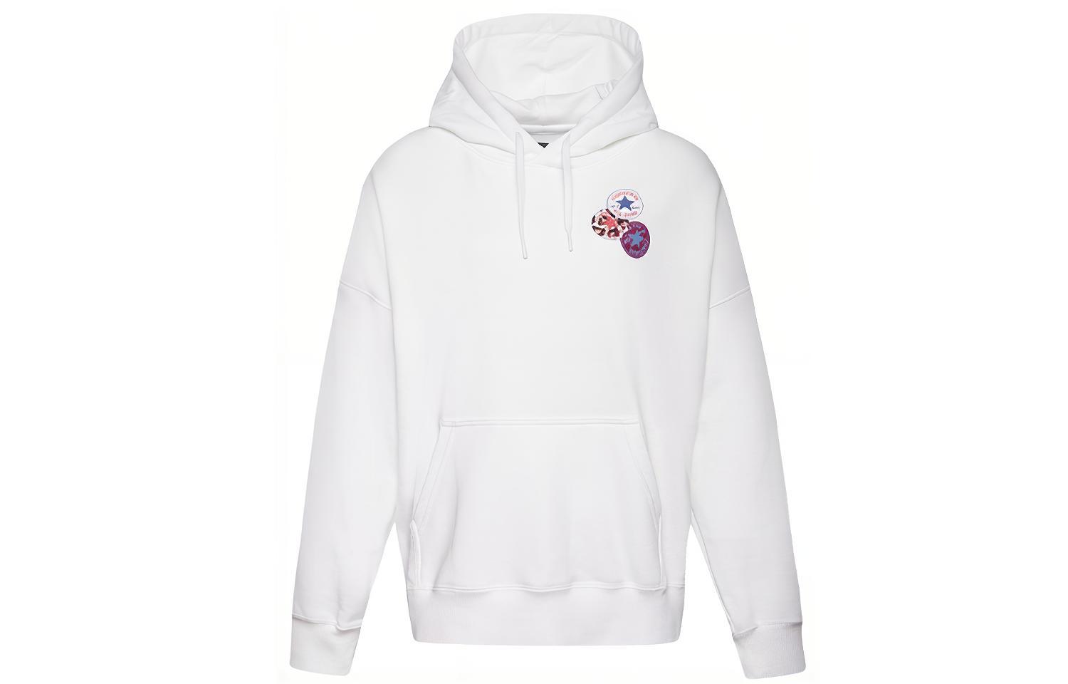 Converse Sweatshirts Women's White Hooded Moderate Regular