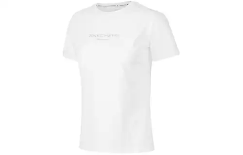 Skechers Regular Sleeve T Shirt Women's Bright White