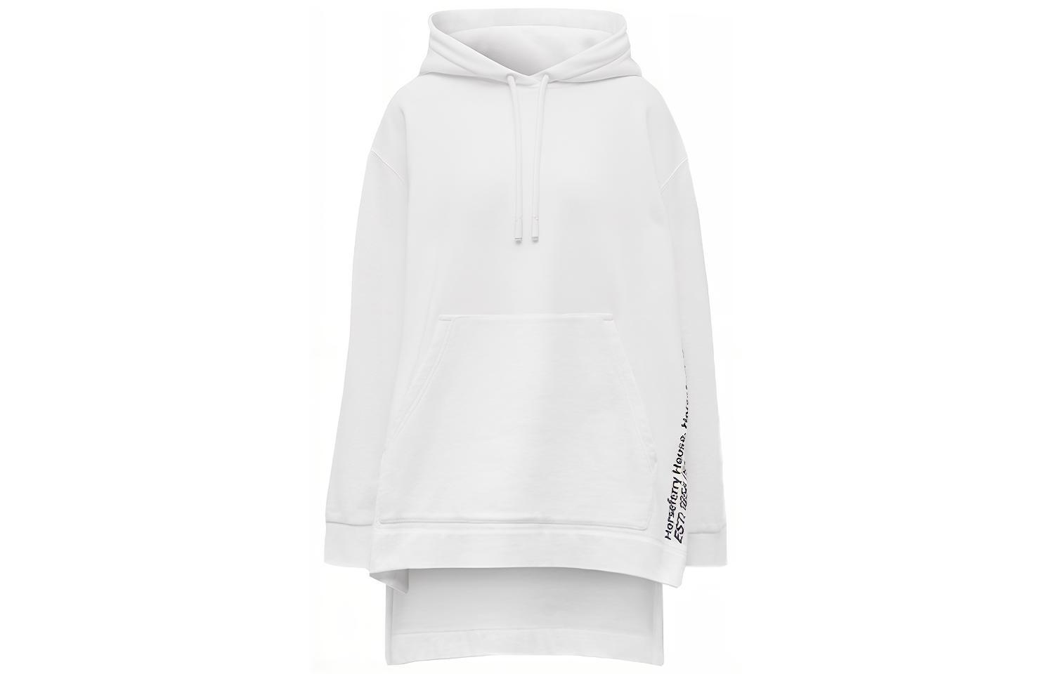 Женское худи Burberry Logo (белое)