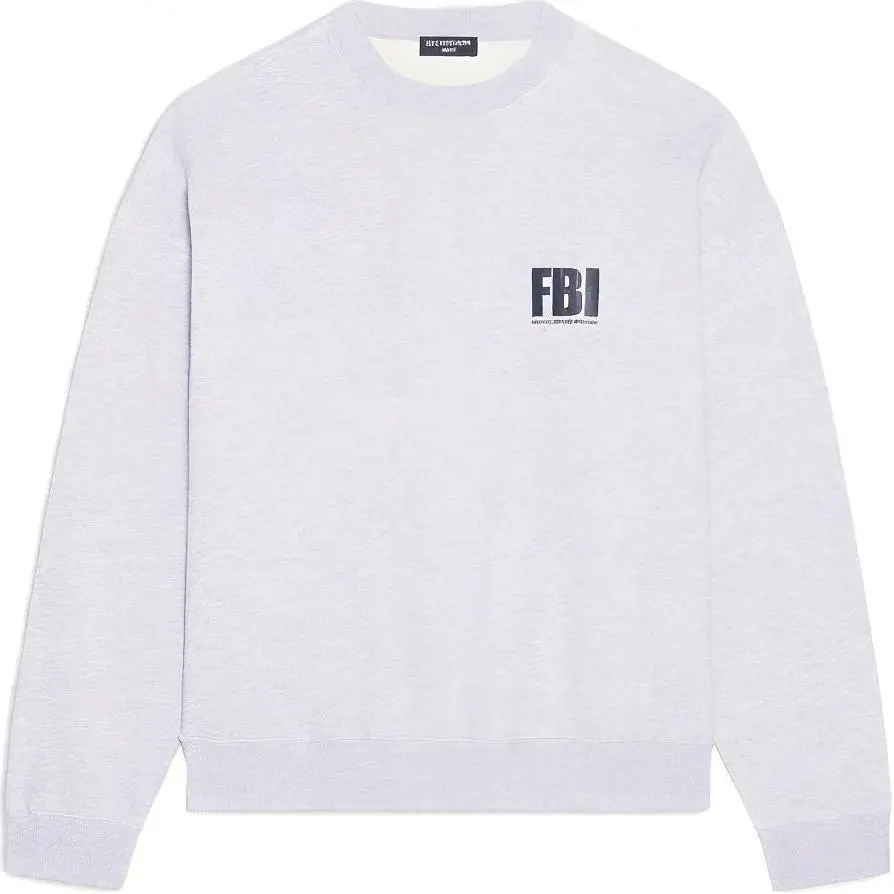Balenciaga Regular Crewneck 'Heather Grey/Black'