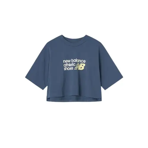 New Balance T Shirt Women's Marine Blue