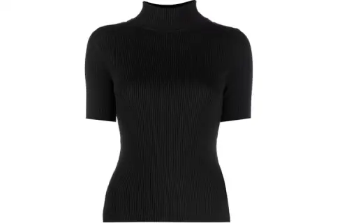 OFF-WHITE Arrow Band Mock-neck Top