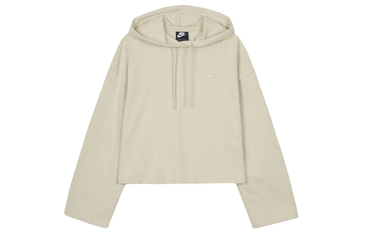 Nike Sweatshirts Women's Earth Yellow Hooded Moderate Regular