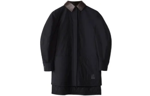 LOEWE Shirts Women's Black Lapel Moderate Shirt