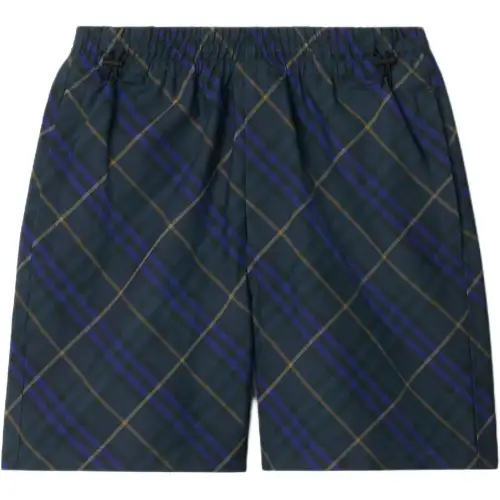 Burberry Bermuda Twill Plaid Shorts