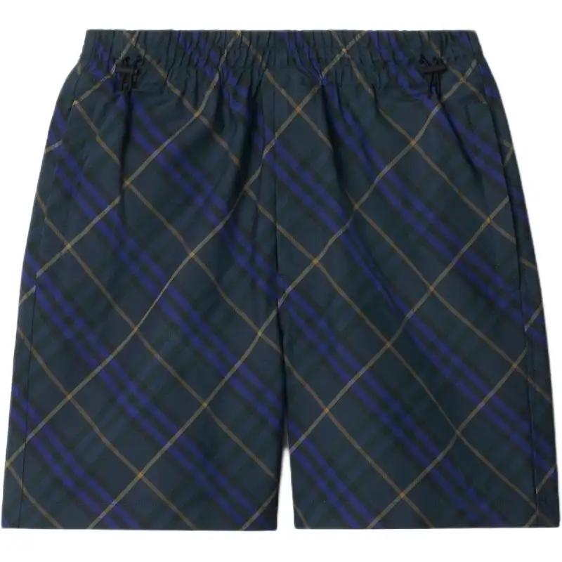 Burberry Bermuda Twill Plaid Shorts