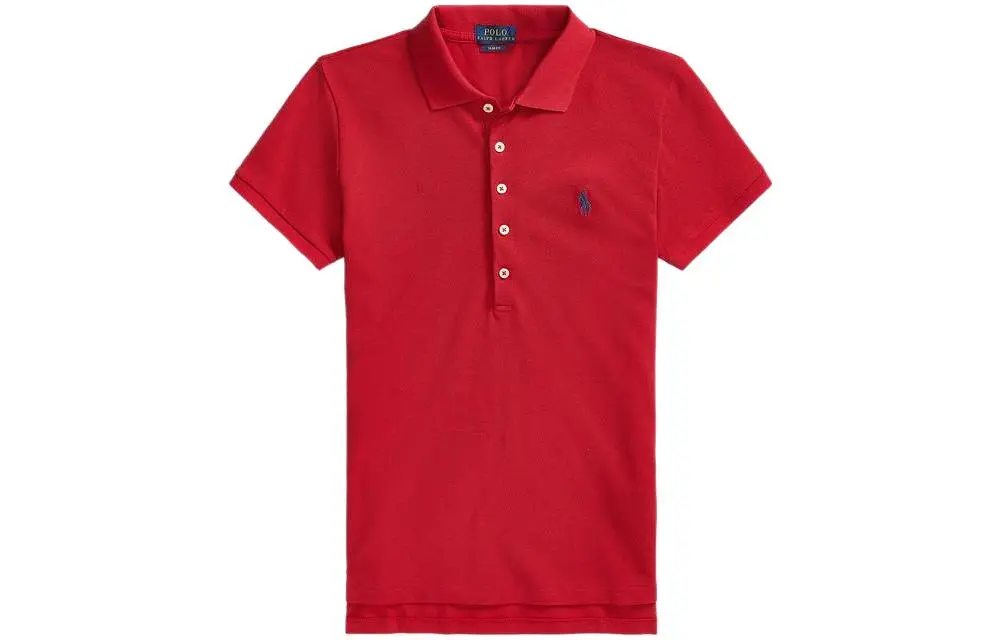 Polo Ralph Lauren SS22 Polo Shirt Slim Fit Women's Red