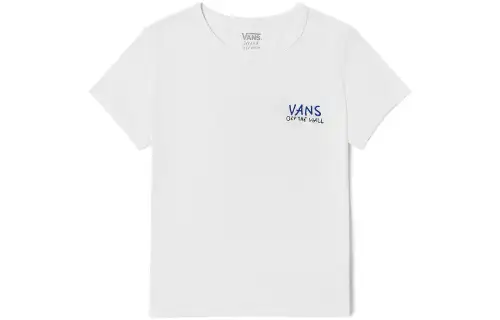 Vans X BREANA Drop Shoulder Sleeve T Shirt Women's White