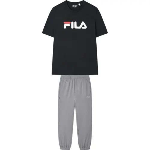 FILA Casual Sportswear Unisex Narrow Agate Black/Cloudola Gray