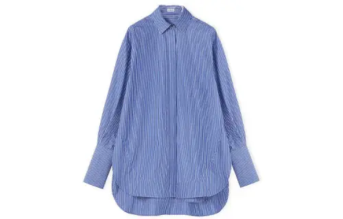 LOEWE Striped Long Shirt 'Blue/White'