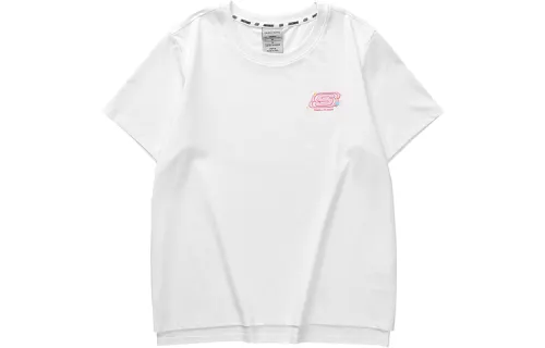 Skechers Hankou No. 2 Factory Joint Series T Shirts Women's Crew Neck Moderate Straight Fit