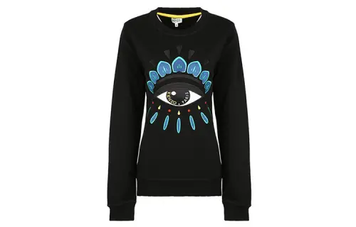 KENZO Pre Owned Embroidered eye Motif T shirt