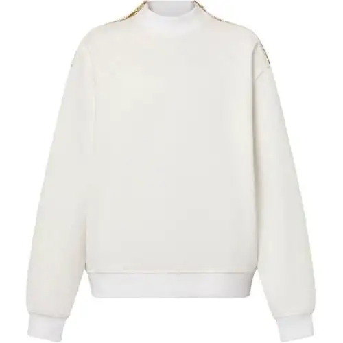 LOUIS VUITTON Monogram Zipper Accent Sweater