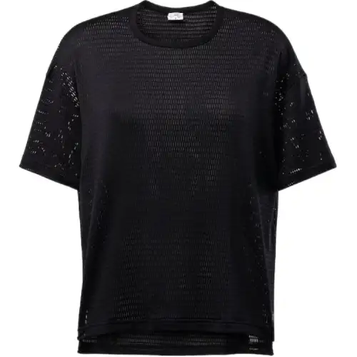 Reebok T Shirts Women's Black Crew Neck Moderate Other